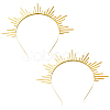 Alloy Hair Bands OHAR-WH20007-08G-1
