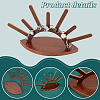 Eye Moon Wood Ring Holder Display RDIS-WH0015-04-4