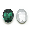 Pointed Back Glass Rhinestone Cabochons RGLA-T080-18x25mm-15-2