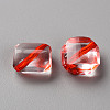 Transparent Acrylic Beads TACR-S154-08A-2