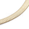 Unisex 304 Stainless Steel Herringbone Chains Necklaces NJEW-L173-011-G-2