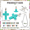 DIY Cross Pendant Necklace Making Kits DIY-FG0008-32-2