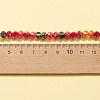 5 Strands 5 Colors Electroplate Glass Beads Strands EGLA-FS0001-31-4