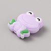 Frog Food Grade Eco-Friendly Silicone Focal Beads SIL-WH0006-29J-2