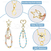 20Pcs 2 Styles Zinc Alloy Swivel Clasps FIND-SP0004-24LG-4