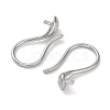 Non-Tarnish 304 Stainless Steel Earring Hooks STAS-M323-06P-2