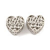 Mother's Day Rack Plating Alloy European Beads FIND-B034-31P-1