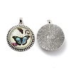 Tibetan Style Alloy Pendants TIBE-F013-01AS-A01-2
