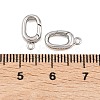 SHEGRACE Brass Spring Gate Rings XGR0096P-129P-2