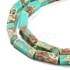 Synthetic Imperial Jasper Dyed Beads Strands G-D077-C01-08-4