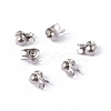 Tarnish Resistant 304 Stainless Steel Smooth Surface Bead Tips STAS-G170-02P-1