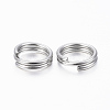 Tarnish Resistant 304 Stainless Steel Split Rings STAS-H413-04P-B-2