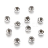 Plating Plastic Acrylic Round Beads PACR-L003-4mm-S-2