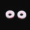 Handmade Polymer Clay Beads Strands CLAY-R089-6mm-171-4