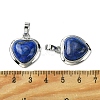 Natural Dyed Lapis Lazuli Pendants G-C114-03P-23-3