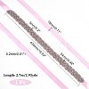 Polyester Bridal Belts DIY-WH0043-02B-2