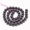Natural Garnet Beads Strands G-R446-4mm-31-2