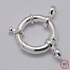 925 Sterling Silver Large Spring Rings Clasps STER-A007-13B-3