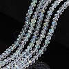 Electroplate Glass Beads Strands EGLA-A034-T3mm-L19-1