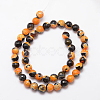 Natural Fire Crackle Agate Bead Strands G-K166-06F-6mm-10-3