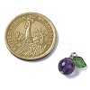 Natural  Amethyst Fruit Pendants PALLOY-TA00077-04-4