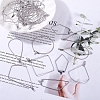 SUNNYCLUE 304 Stainless Steel Wire Pendants STAS-SC0001-02P-4