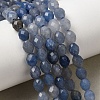 Natural Blue Aventurine Beads Strands G-K376-F13-01-1