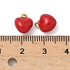 Brass Enamel Charms KK-G548-14G-3