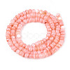Natural Freshwater Shell Dyed Beads Strands SHEL-T020-29A-05-2