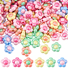 100Pcs Electroplated Opaque Resin Beads RESI-SP0001-59A-1
