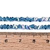 Electroplate Transparent Glass Beads Strands LS-EGLA-Q139-01A-A27-4