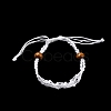 4Pcs Nylon Braided Bracelet BJEW-SZ0002-49C-1