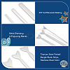 3Pcs 3 Style Stainless Steel Fishtail Bangle Blank Strips FIND-UN0001-96P-5