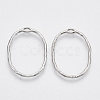 Alloy Open Back Bezel Pendants X-PALLOY-S121-84P-2