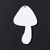 Opaque Printed Acrylic Big Pendants MACR-C008-01B-4