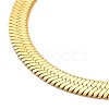 Ion Plating(IP) 304 Stainless Steel Herringbone Chain Necklace for Men Women NJEW-E076-03D-G-2