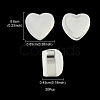 Silicone Ear Nuts SIL-YW0001-09P-5