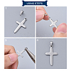 Tarnish Resistant 201 Stainless Steel Snap on Bails STAS-K146-067-3x7mm-5