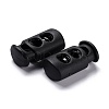 Plastic Spring Cord Lock Stopper Cylinder FIND-I013-A12-2