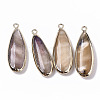 Natural Freshwater Shell Pendants SHEL-R047-03D-1