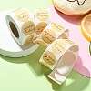 1 Inch Handmade with Love Sticker Rolls STIC-YW0001-03-5