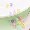 Transparent Crackle Acrylic Beads X-MACR-S370-G8mm-6