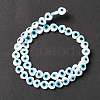 Handmade Evil Eye Lampwork Beads Strands LAMP-F023-B06-6