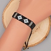 Miyuki Seed Braided Bead Bracelet BJEW-P269-37-1