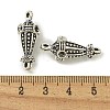 Tibetan Style Lantern Connector Rhinestone Settings FIND-U015-13AS-3