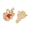Christmas Alloy Enamel Pendants ENAM-G234-01K-3