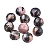 Natural Rhodonite Cabochons G-P393-R68-12MM-1