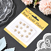 14Pcs Rack Plating Brass Beads KK-BBC0022-48-6