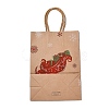 Christmas Theme Hot Stamping Rectangle Paper Bags CARB-F011-02D-3