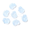 Electroplate Glass Cabochons LS-EGLA-D007-04G-1